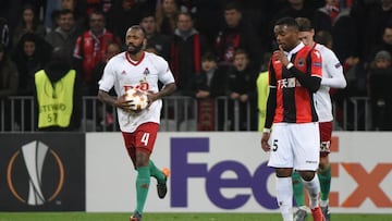 Manuel Fernandes, protagonista de la jornada con su hat-trick con el Lokomotiv ante el Niza.