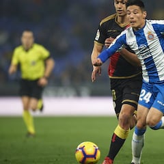 Lo mejor de Wu Lei ante el Rayo: la sensación china que inspiró la remontada del Espanyol