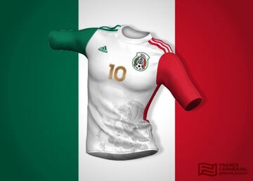 Así serían la camisetas si se diseñaran con las banderas