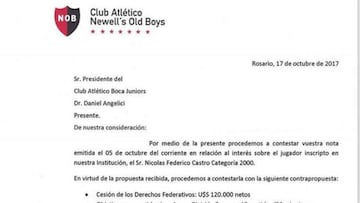 Boca ficha un juvenil de Newell's por 120.000 dólares