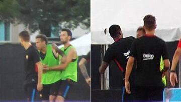 Neymar storms out of Barcelona training after bust-up with Semedo