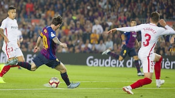 Messi marcó el 2-0.