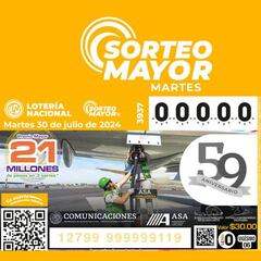 Resultados Sorteo Mayor 3937: lista de ganadores y premios, hoy 30 de julio del 2024