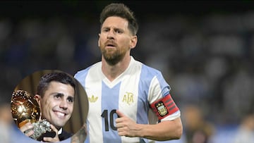 Rodri se rinde ante Lionel Messi y lo pone por encima de Cristiano