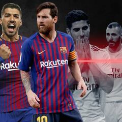 La clara evidencia que deja la comparativa del Real Madrid frente a Messi y Luis Suárez