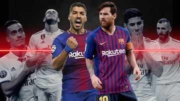 La clara evidencia que deja la comparativa del Real Madrid frente a Messi y Luis Suárez