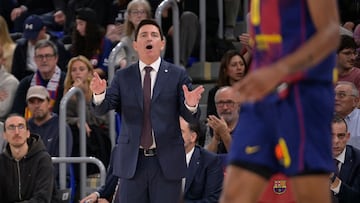 Xavi Pascual lleva menos de dos meses como entrenador del Barcelona.