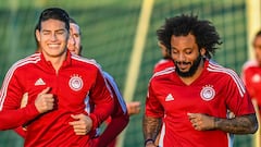 James Rodríguez, volante colombiano de Olympiacos