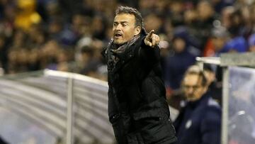 Luis Enrique no quedó conforme con la primera parte de Aleña