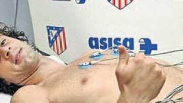 <b>EN FORMA. </b>Motta pasó ayer el reconocimiento médico con el Atlético.