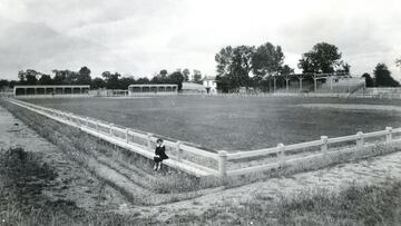 Campo de Mendizorroza en los años 20 del siglo pasado.