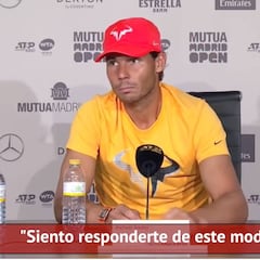Tono duro de Nadal con un periodista: "Juego cuando y donde quiero jugar"