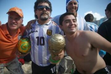 Desde Berlín hasta Buenos Aires pasando por Río de Janeiro, la final del Mundial congrega a miles de aficionados deseosos de disfrutar de la victoria.