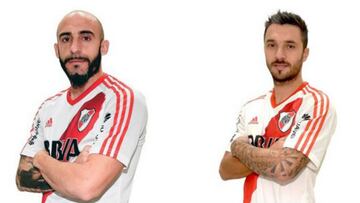 Los dorsales de Pinola y Scocco para el debut en Libertadores