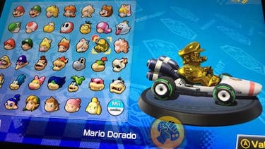 Mario Kart 8 Deluxe: Cómo conseguir las partes y Mario dorado