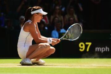 Garbiñe Muguruza: las imágenes de la victoria ante Radwanska