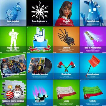 Todos los objetos y recompensas del evento Festival de Invierno 2021 en Fortnite