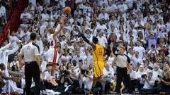 Allen saca su fusil y da ventaja a los Heat de un gran LeBron
