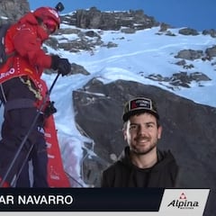 Así ha sido la línea de Aymar Navarro en el Xtreme Verbier