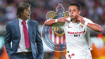 Chicharito fue buscado por Matías Almeyda