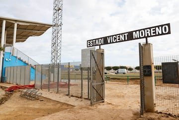 Entrada al estadio. 