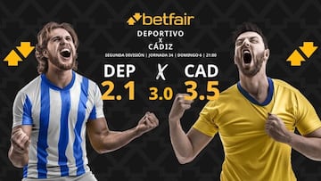 RC Deportivo de La Coruña vs. Cádiz CF: horario, dónde ver, pronósticos y clasificación