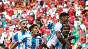 Jugador de Santos Laguna de la Liga MX participa en victoria olímpica de Argentina