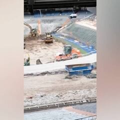 Las obras del Bernabéu como aún no se habían visto: así está cambiando por dentro