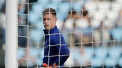 Soccer Football - LaLiga - Celta Vigo v FC Barcelona - Estadio de Balaidos, Vigo, Spain - June 4, 2023 FC Barcelona's Marc-Andre ter Stegen during the warm up before the match REUTERS/Miguel Vidal