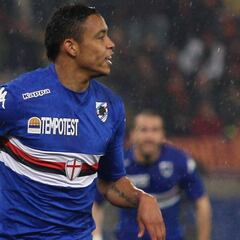 Muriel va por su séptimo gol con Sampdoria en la Serie A 2016-17
