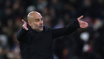 Pep Guardiola on Manchester City’s treble chances