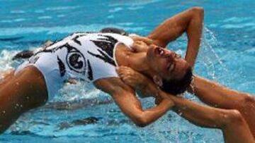 <b>SEGUNDAS.</b> El ejercicio del equipo español les ha dado la medalla de plata.