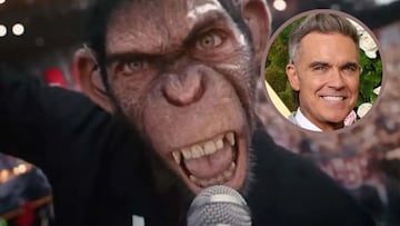 En la nueva biopic, titulada ‘Better Man’, el cantante Robbie Williams está personificado con un simio. Te explicamos las razones.