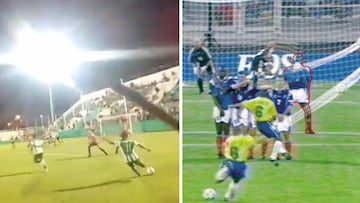 El gol que ya comparan con el de Roberto Carlos a Francia: ojo al efecto en el primer plano