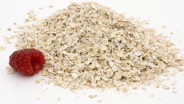 UNITED KINGDOM - JANUARY 21: Raspberry and porridge rolled oats, London, England, United Kingdom (Photo by Tim Graham/Getty Images)