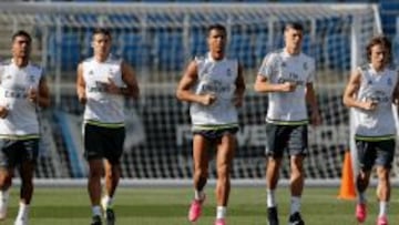 Entrenamiento del Real Madrid