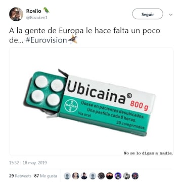 Los mejores memes de la gala de Eurovisión