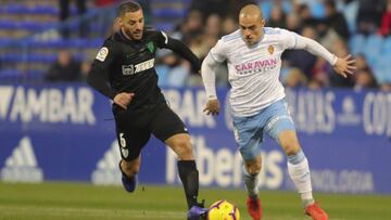 El Málaga aprovecha la falta de gol del Zaragoza