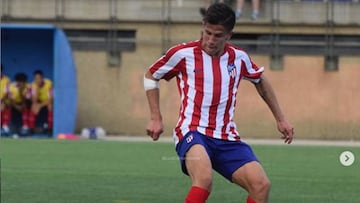 Giuliano Simeone con el Atlético.
