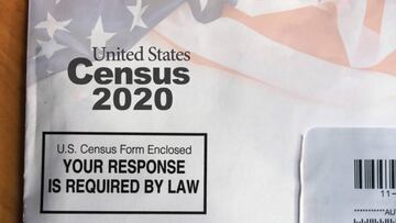 Ejemplar del formulario que llega por correo del Censo de EE. UU., 2020.