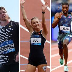 Crouser, Bol y Lyles incendian Londres con marcas históricas