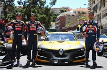 Max Verstappen, Carlos Sainz y Daniel Ricciardo.