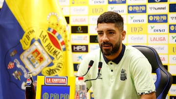 06/03/2025 FUTBOL PRIMERA DIVISION TEMPORADA 24/25 UD LAS PALMAS Rueda de prensa de Alex Suarez