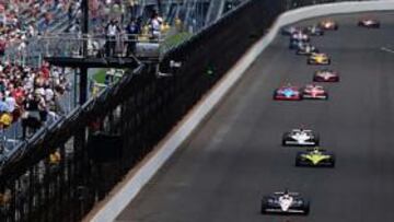 <b>HISTÓRICO. </b>Oriol Serviá lideró las 500 Millas y se ha convertido en el primer español en conseguirlo.