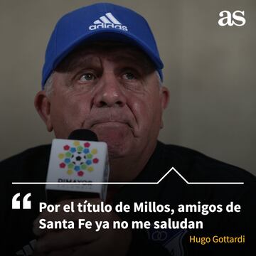 La contundente frase de uno de los ídolos de Santa Fe, que ganó el título ante el equipo cardenal siendo asistente técnico de Millonarios