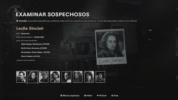 Este peculiar "quién es quién" de espías es uno de los puzles más interesantes del juego