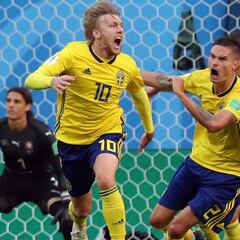 Resumen y gol del Suecia-Suiza de octavos del Mundial 2018