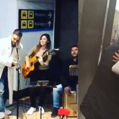 Elogian a Maluma por cantar en pleno aeropuerto de Medellín