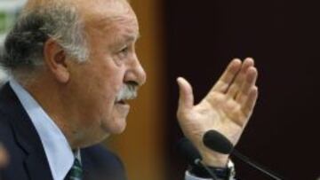 Vicente del Bosque, seleccionador espa&ntilde;ol de f&uacute;tbol