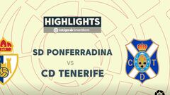 Resumen y goiles del Ponferradina vs Tenerife de LaLiga SmartBank